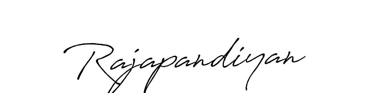 Create a beautiful signature design for name Rajapandiyan. With this signature (Antro_Vectra_Bolder) fonts, you can make a handwritten signature for free. Rajapandiyan signature style 7 images and pictures png