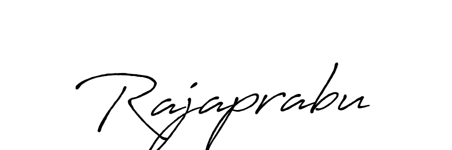 Make a beautiful signature design for name Rajaprabu. With this signature (Antro_Vectra_Bolder) style, you can create a handwritten signature for free. Rajaprabu signature style 7 images and pictures png