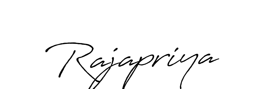 Antro_Vectra_Bolder is a professional signature style that is perfect for those who want to add a touch of class to their signature. It is also a great choice for those who want to make their signature more unique. Get Rajapriya name to fancy signature for free. Rajapriya signature style 7 images and pictures png