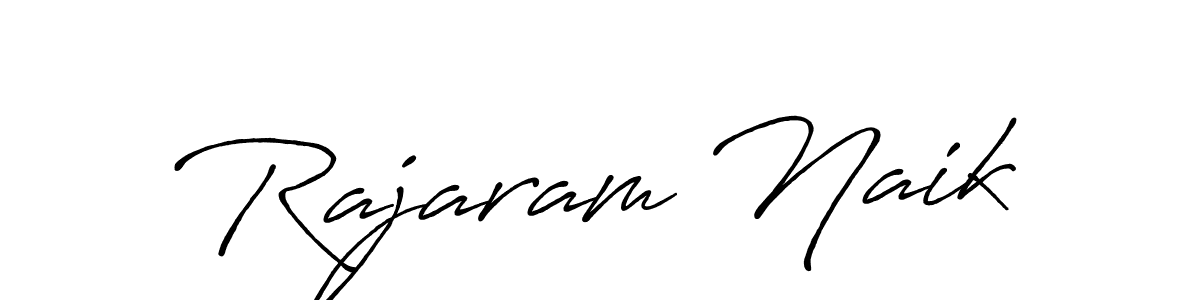 Create a beautiful signature design for name Rajaram Naik. With this signature (Antro_Vectra_Bolder) fonts, you can make a handwritten signature for free. Rajaram Naik signature style 7 images and pictures png
