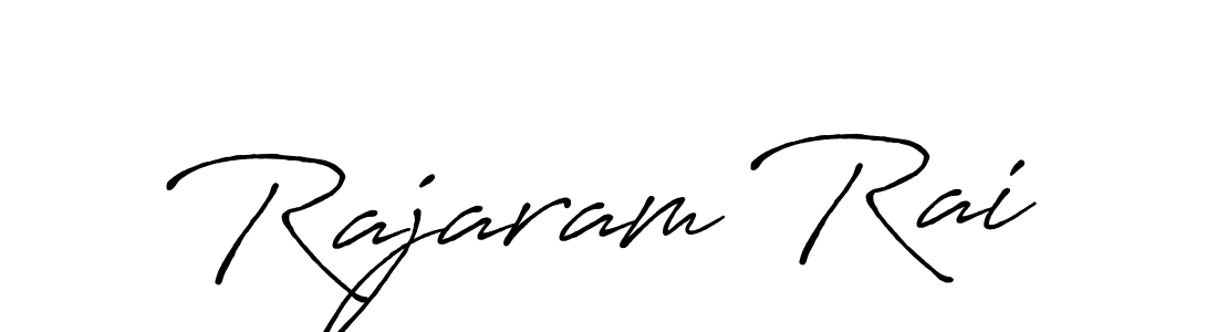 Design your own signature with our free online signature maker. With this signature software, you can create a handwritten (Antro_Vectra_Bolder) signature for name Rajaram Rai. Rajaram Rai signature style 7 images and pictures png