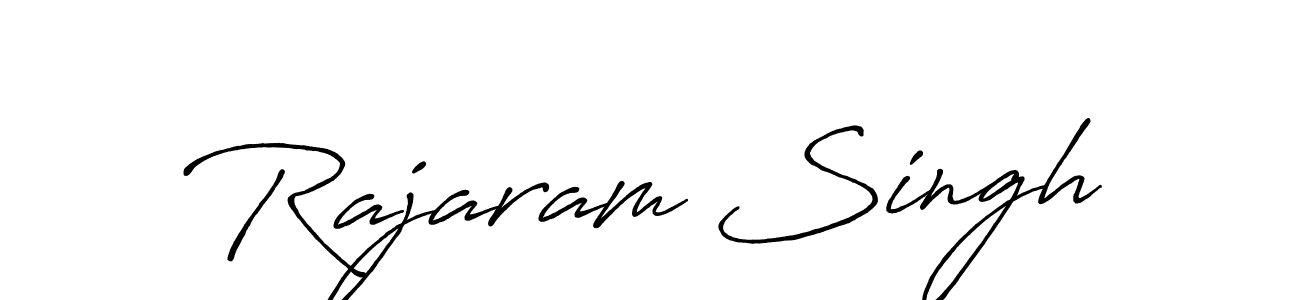 Make a beautiful signature design for name Rajaram Singh. With this signature (Antro_Vectra_Bolder) style, you can create a handwritten signature for free. Rajaram Singh signature style 7 images and pictures png