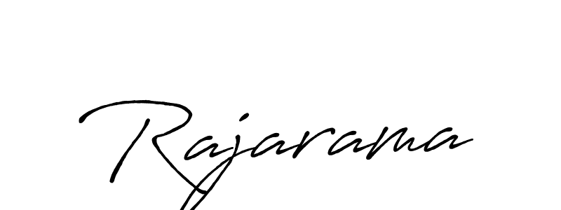 Use a signature maker to create a handwritten signature online. With this signature software, you can design (Antro_Vectra_Bolder) your own signature for name Rajarama. Rajarama signature style 7 images and pictures png