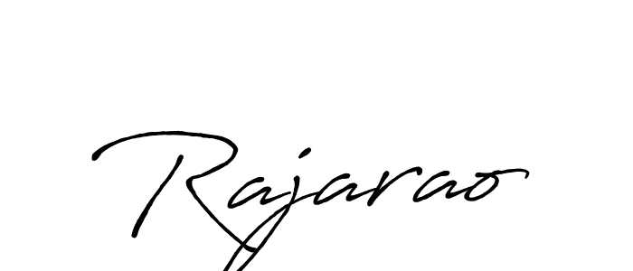 Make a beautiful signature design for name Rajarao. With this signature (Antro_Vectra_Bolder) style, you can create a handwritten signature for free. Rajarao signature style 7 images and pictures png