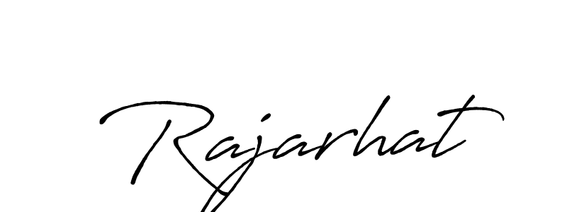 How to make Rajarhat name signature. Use Antro_Vectra_Bolder style for creating short signs online. This is the latest handwritten sign. Rajarhat signature style 7 images and pictures png