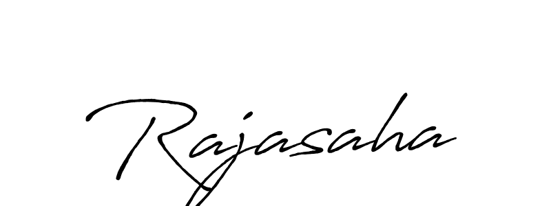 Also we have Rajasaha name is the best signature style. Create professional handwritten signature collection using Antro_Vectra_Bolder autograph style. Rajasaha signature style 7 images and pictures png