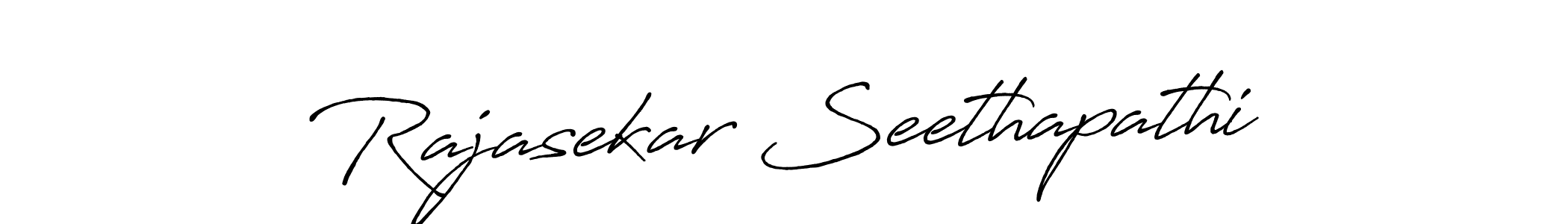 Make a beautiful signature design for name Rajasekar Seethapathi. Use this online signature maker to create a handwritten signature for free. Rajasekar Seethapathi signature style 7 images and pictures png