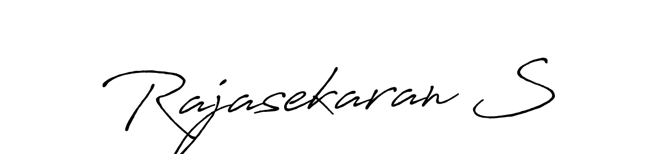 Design your own signature with our free online signature maker. With this signature software, you can create a handwritten (Antro_Vectra_Bolder) signature for name Rajasekaran S. Rajasekaran S signature style 7 images and pictures png