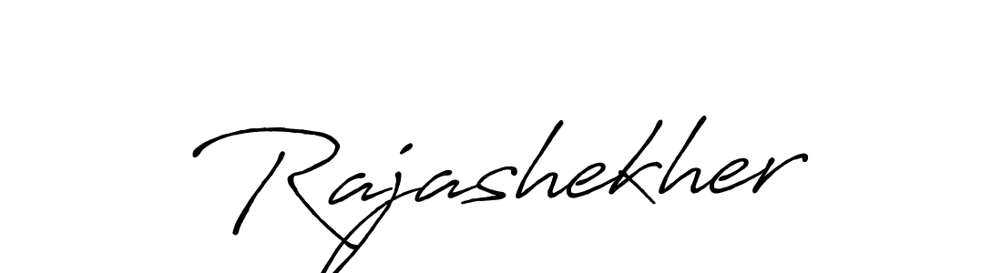 Make a beautiful signature design for name Rajashekher. With this signature (Antro_Vectra_Bolder) style, you can create a handwritten signature for free. Rajashekher signature style 7 images and pictures png