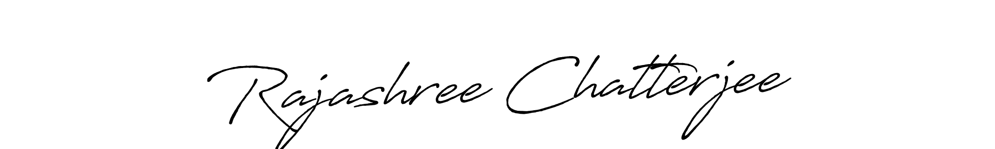 if you are searching for the best signature style for your name Rajashree Chatterjee. so please give up your signature search. here we have designed multiple signature styles  using Antro_Vectra_Bolder. Rajashree Chatterjee signature style 7 images and pictures png
