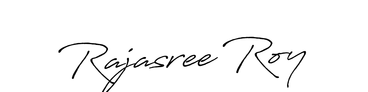 Design your own signature with our free online signature maker. With this signature software, you can create a handwritten (Antro_Vectra_Bolder) signature for name Rajasree Roy. Rajasree Roy signature style 7 images and pictures png