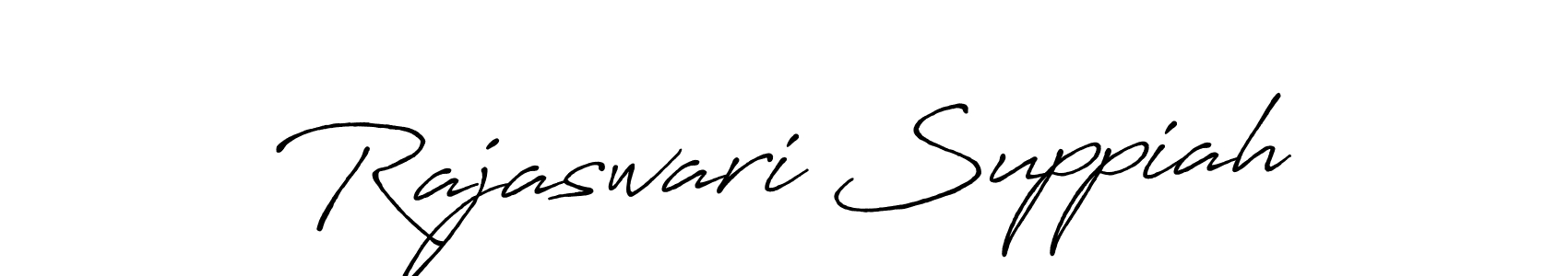 Antro_Vectra_Bolder is a professional signature style that is perfect for those who want to add a touch of class to their signature. It is also a great choice for those who want to make their signature more unique. Get Rajaswari Suppiah name to fancy signature for free. Rajaswari Suppiah signature style 7 images and pictures png