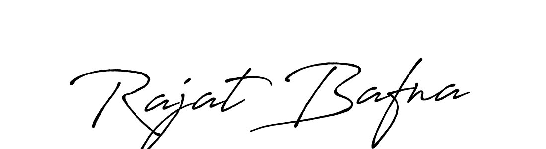 Create a beautiful signature design for name Rajat Bafna. With this signature (Antro_Vectra_Bolder) fonts, you can make a handwritten signature for free. Rajat Bafna signature style 7 images and pictures png