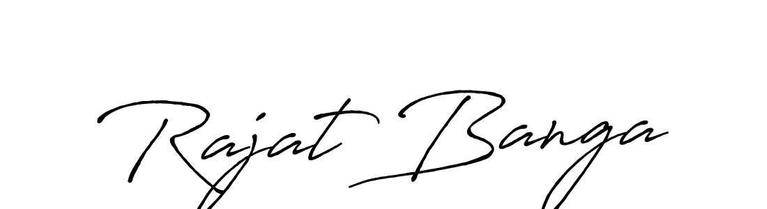 Make a short Rajat Banga signature style. Manage your documents anywhere anytime using Antro_Vectra_Bolder. Create and add eSignatures, submit forms, share and send files easily. Rajat Banga signature style 7 images and pictures png