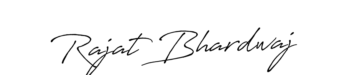 Make a beautiful signature design for name Rajat Bhardwaj. With this signature (Antro_Vectra_Bolder) style, you can create a handwritten signature for free. Rajat Bhardwaj signature style 7 images and pictures png