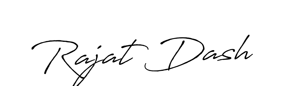 Design your own signature with our free online signature maker. With this signature software, you can create a handwritten (Antro_Vectra_Bolder) signature for name Rajat Dash. Rajat Dash signature style 7 images and pictures png