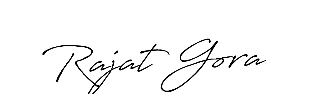 It looks lik you need a new signature style for name Rajat Gora. Design unique handwritten (Antro_Vectra_Bolder) signature with our free signature maker in just a few clicks. Rajat Gora signature style 7 images and pictures png