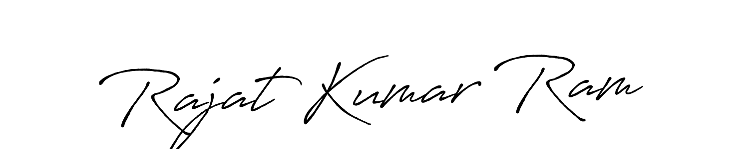 Use a signature maker to create a handwritten signature online. With this signature software, you can design (Antro_Vectra_Bolder) your own signature for name Rajat Kumar Ram. Rajat Kumar Ram signature style 7 images and pictures png