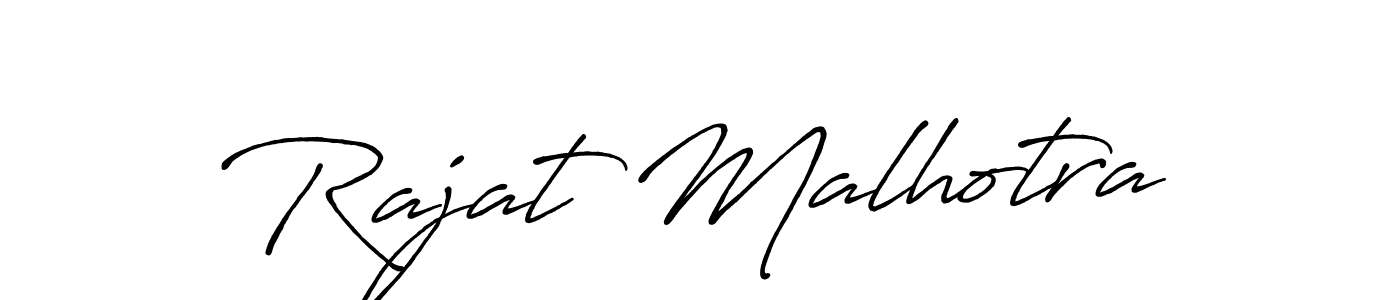 It looks lik you need a new signature style for name Rajat Malhotra. Design unique handwritten (Antro_Vectra_Bolder) signature with our free signature maker in just a few clicks. Rajat Malhotra signature style 7 images and pictures png