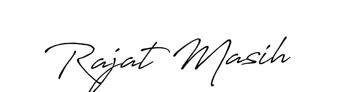 How to make Rajat Masih signature? Antro_Vectra_Bolder is a professional autograph style. Create handwritten signature for Rajat Masih name. Rajat Masih signature style 7 images and pictures png