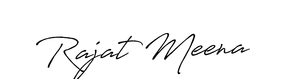 Similarly Antro_Vectra_Bolder is the best handwritten signature design. Signature creator online .You can use it as an online autograph creator for name Rajat Meena. Rajat Meena signature style 7 images and pictures png