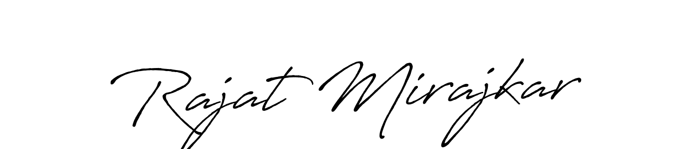 Make a short Rajat Mirajkar signature style. Manage your documents anywhere anytime using Antro_Vectra_Bolder. Create and add eSignatures, submit forms, share and send files easily. Rajat Mirajkar signature style 7 images and pictures png