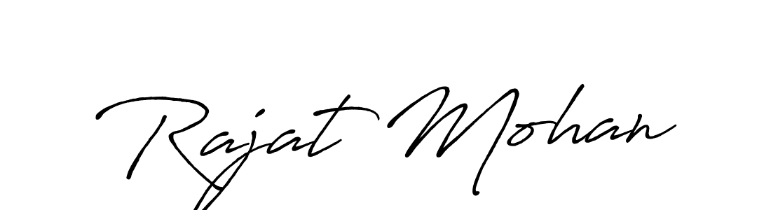 How to make Rajat Mohan signature? Antro_Vectra_Bolder is a professional autograph style. Create handwritten signature for Rajat Mohan name. Rajat Mohan signature style 7 images and pictures png