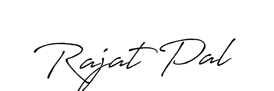 Make a beautiful signature design for name Rajat Pal. With this signature (Antro_Vectra_Bolder) style, you can create a handwritten signature for free. Rajat Pal signature style 7 images and pictures png