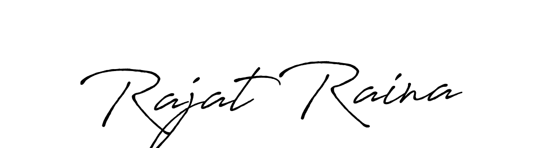 if you are searching for the best signature style for your name Rajat Raina. so please give up your signature search. here we have designed multiple signature styles  using Antro_Vectra_Bolder. Rajat Raina signature style 7 images and pictures png