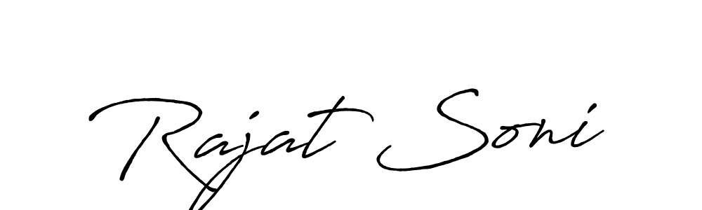 This is the best signature style for the Rajat Soni name. Also you like these signature font (Antro_Vectra_Bolder). Mix name signature. Rajat Soni signature style 7 images and pictures png