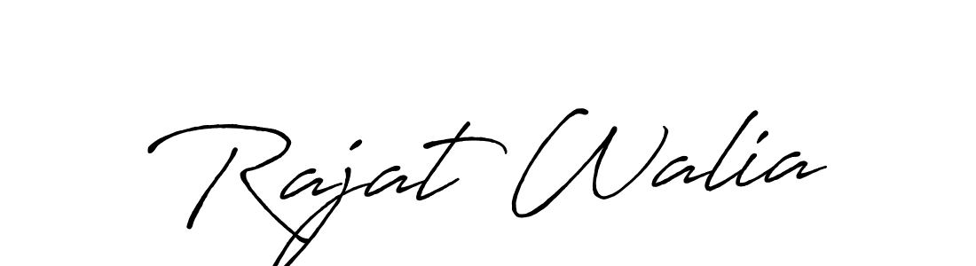 Make a short Rajat Walia signature style. Manage your documents anywhere anytime using Antro_Vectra_Bolder. Create and add eSignatures, submit forms, share and send files easily. Rajat Walia signature style 7 images and pictures png