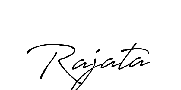 Create a beautiful signature design for name Rajata. With this signature (Antro_Vectra_Bolder) fonts, you can make a handwritten signature for free. Rajata signature style 7 images and pictures png