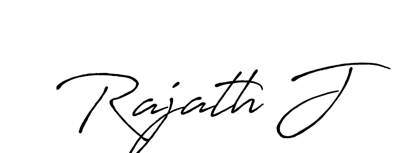 Make a short Rajath J signature style. Manage your documents anywhere anytime using Antro_Vectra_Bolder. Create and add eSignatures, submit forms, share and send files easily. Rajath J signature style 7 images and pictures png