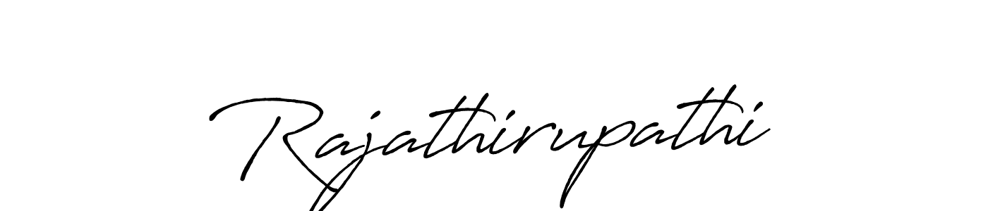 Design your own signature with our free online signature maker. With this signature software, you can create a handwritten (Antro_Vectra_Bolder) signature for name Rajathirupathi. Rajathirupathi signature style 7 images and pictures png