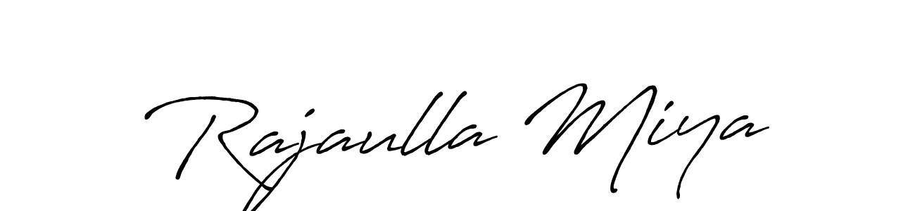 It looks lik you need a new signature style for name Rajaulla Miya. Design unique handwritten (Antro_Vectra_Bolder) signature with our free signature maker in just a few clicks. Rajaulla Miya signature style 7 images and pictures png