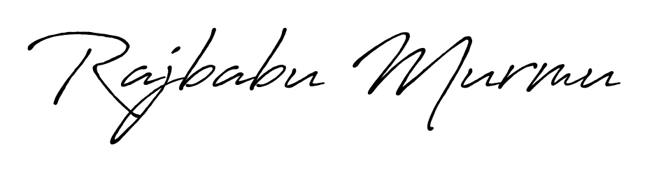 Upgrade your professional image with Rajbabu Murmu signature created with Antro_Vectra_Bolder font. Fast, free, and watermark-free download. Rajbabu Murmu signature style 7 images and pictures png