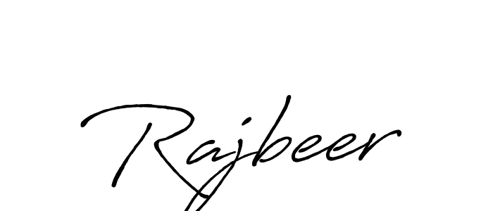 Create a beautiful signature design for name Rajbeer. With this signature (Antro_Vectra_Bolder) fonts, you can make a handwritten signature for free. Rajbeer signature style 7 images and pictures png