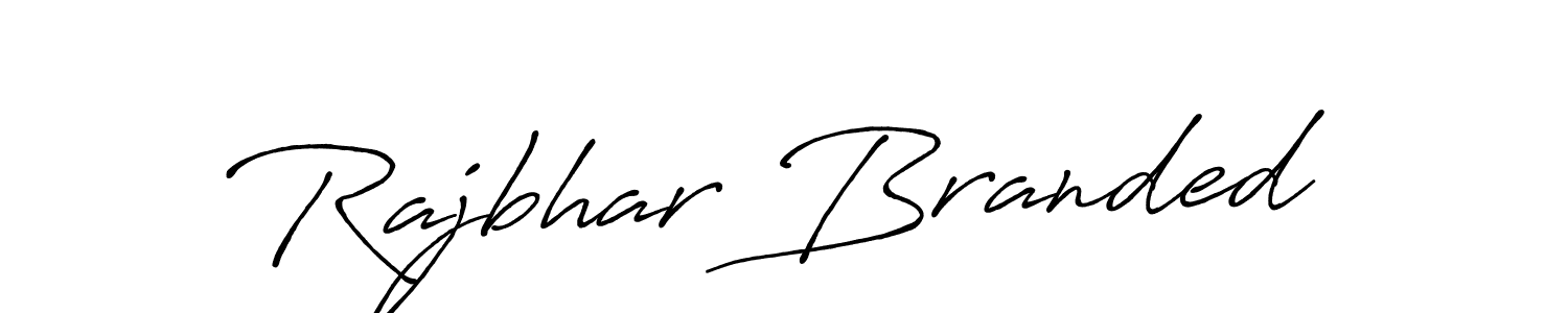 Design your own signature with our free online signature maker. With this signature software, you can create a handwritten (Antro_Vectra_Bolder) signature for name Rajbhar Branded. Rajbhar Branded signature style 7 images and pictures png