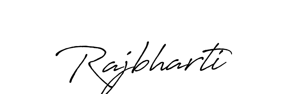 Create a beautiful signature design for name Rajbharti. With this signature (Antro_Vectra_Bolder) fonts, you can make a handwritten signature for free. Rajbharti signature style 7 images and pictures png