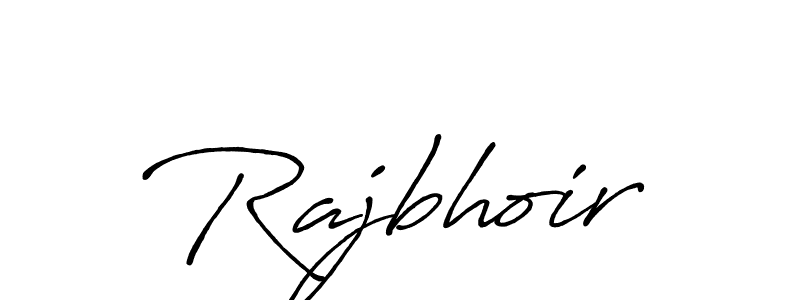 Also we have Rajbhoir name is the best signature style. Create professional handwritten signature collection using Antro_Vectra_Bolder autograph style. Rajbhoir signature style 7 images and pictures png