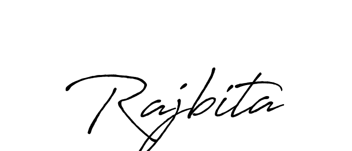 Make a beautiful signature design for name Rajbita. With this signature (Antro_Vectra_Bolder) style, you can create a handwritten signature for free. Rajbita signature style 7 images and pictures png