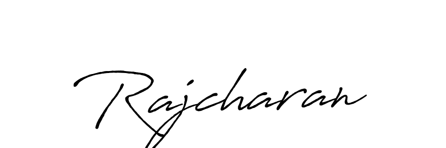 Use a signature maker to create a handwritten signature online. With this signature software, you can design (Antro_Vectra_Bolder) your own signature for name Rajcharan. Rajcharan signature style 7 images and pictures png