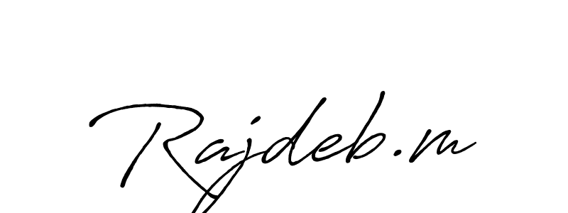 Similarly Antro_Vectra_Bolder is the best handwritten signature design. Signature creator online .You can use it as an online autograph creator for name Rajdeb.m. Rajdeb.m signature style 7 images and pictures png