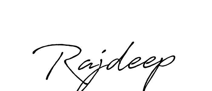 How to make Rajdeep name signature. Use Antro_Vectra_Bolder style for creating short signs online. This is the latest handwritten sign. Rajdeep signature style 7 images and pictures png