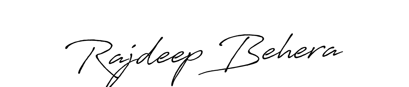 Rajdeep Behera stylish signature style. Best Handwritten Sign (Antro_Vectra_Bolder) for my name. Handwritten Signature Collection Ideas for my name Rajdeep Behera. Rajdeep Behera signature style 7 images and pictures png
