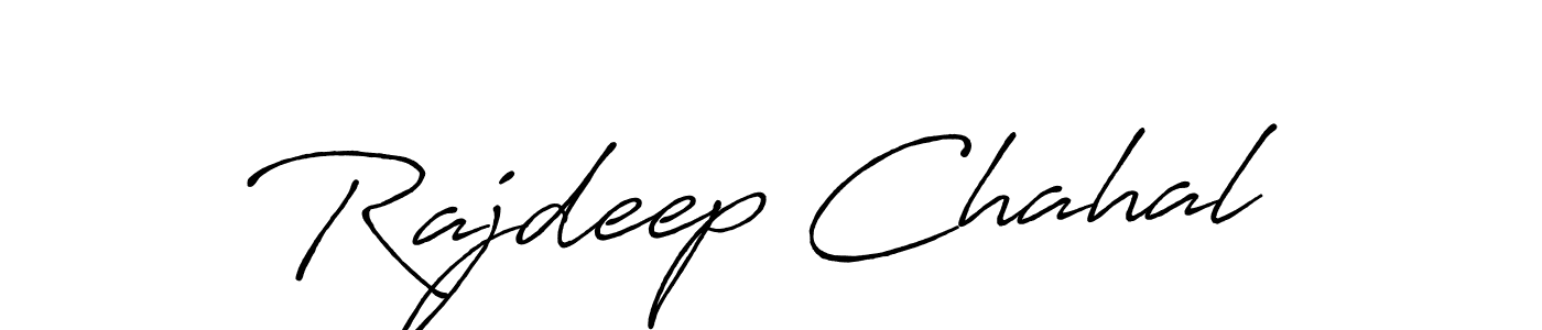 How to Draw Rajdeep Chahal signature style? Antro_Vectra_Bolder is a latest design signature styles for name Rajdeep Chahal. Rajdeep Chahal signature style 7 images and pictures png