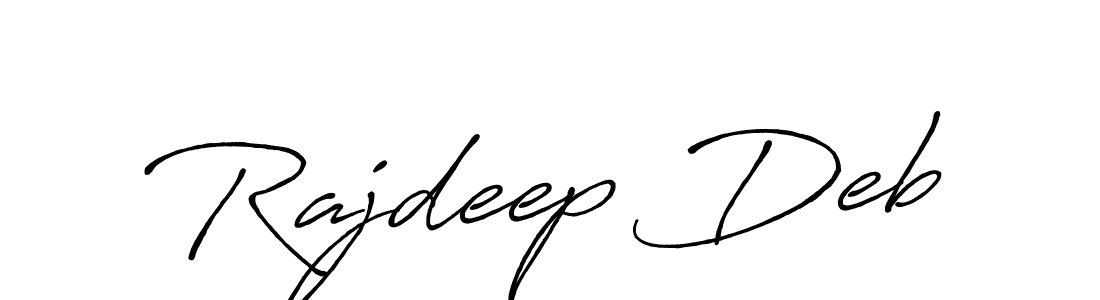 How to make Rajdeep Deb signature? Antro_Vectra_Bolder is a professional autograph style. Create handwritten signature for Rajdeep Deb name. Rajdeep Deb signature style 7 images and pictures png