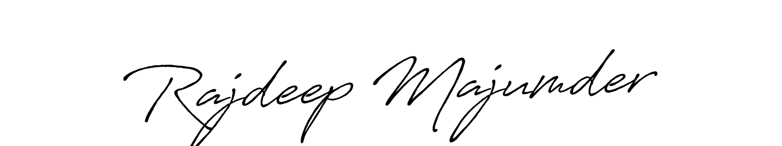 Antro_Vectra_Bolder is a professional signature style that is perfect for those who want to add a touch of class to their signature. It is also a great choice for those who want to make their signature more unique. Get Rajdeep Majumder name to fancy signature for free. Rajdeep Majumder signature style 7 images and pictures png