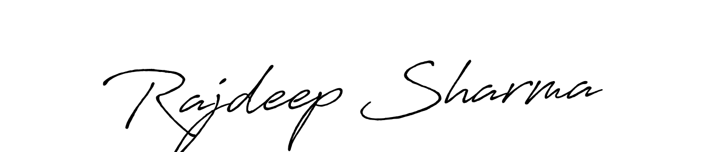 Also we have Rajdeep Sharma name is the best signature style. Create professional handwritten signature collection using Antro_Vectra_Bolder autograph style. Rajdeep Sharma signature style 7 images and pictures png