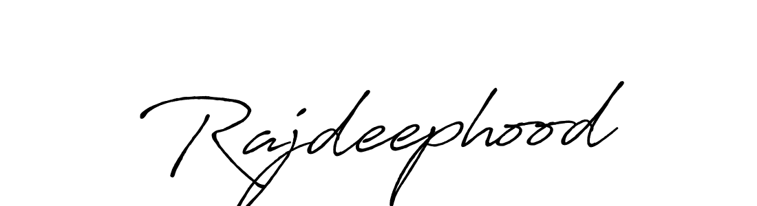It looks lik you need a new signature style for name Rajdeephood. Design unique handwritten (Antro_Vectra_Bolder) signature with our free signature maker in just a few clicks. Rajdeephood signature style 7 images and pictures png